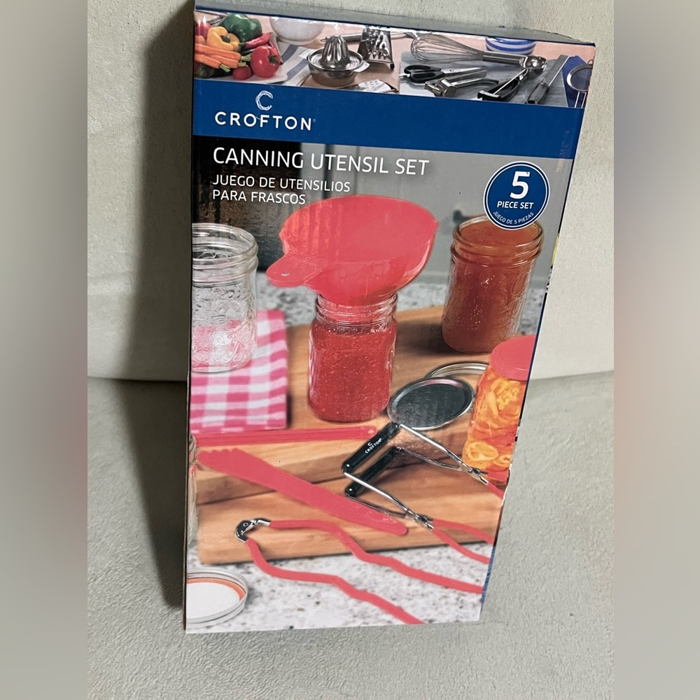 Canning Utensils 5 Piece Set
New In Box